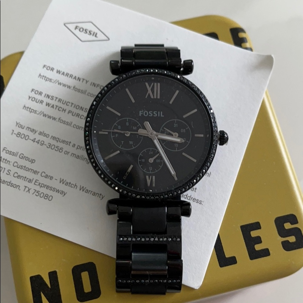 Fossil Black Watch